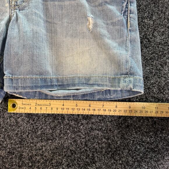 BKE Buckle Star Stretch BWX227 Distressed Denim Jean Shorts 27 - Picture 5 of 7